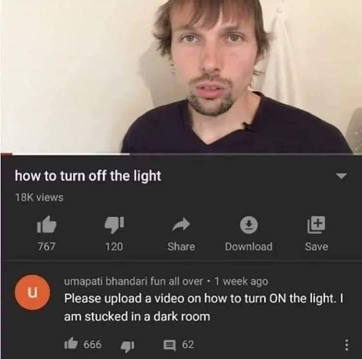 Turn on light