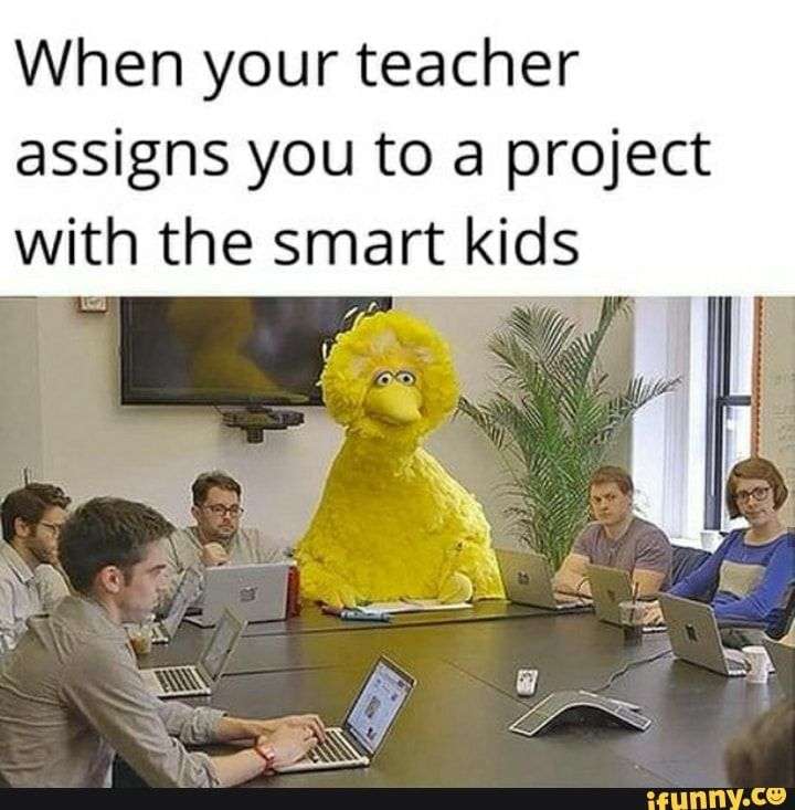 Teacher assigns you Project
