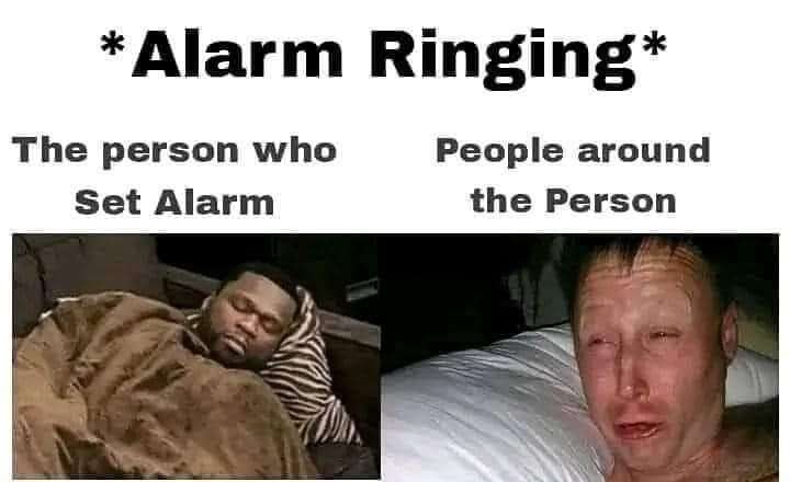 Alarm ringing